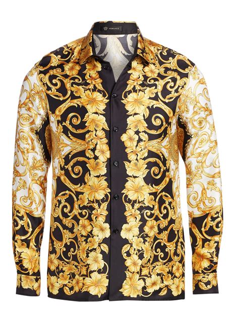 rode versace hemd|Versace men's designer shirts.